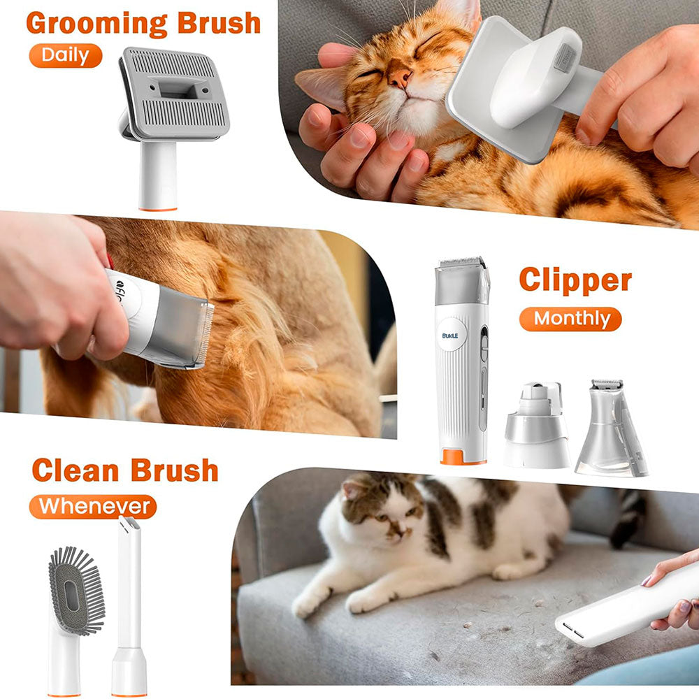 5 in 1 Silent Pet Grooming Vacuum